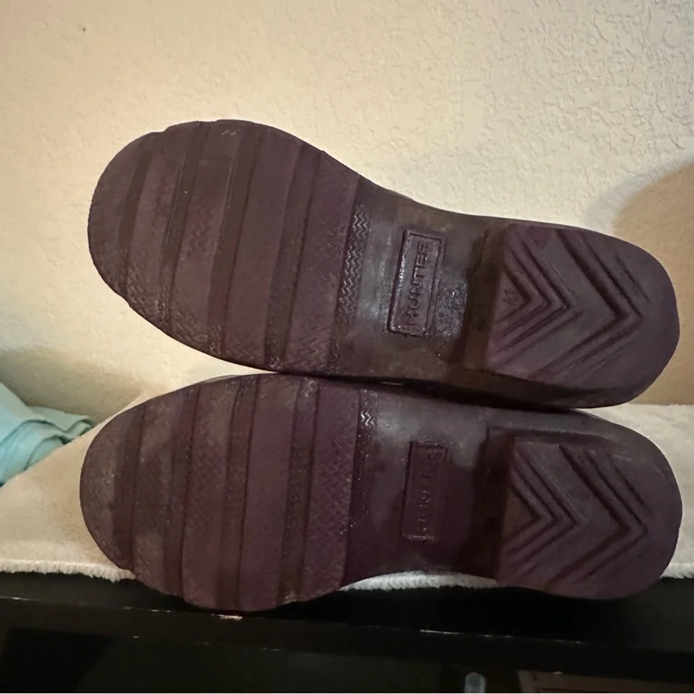 Hunter‎ Purple Tall Rain Boots